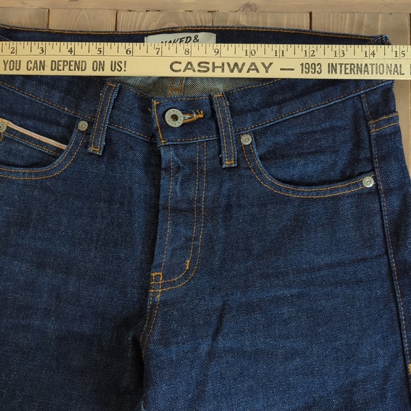 Naked & Famous Denim Men's Super Skinny Guy Jeans in Dirty Fade Selvedge - Picture 7 of 15